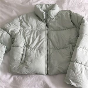 COPY - NWOT Roolee quilted cropped puffer coat